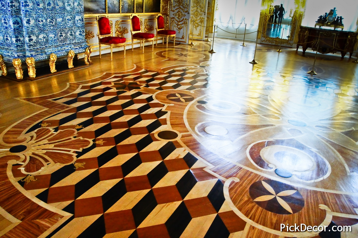 The Catherine Palace floor designs - photo 10