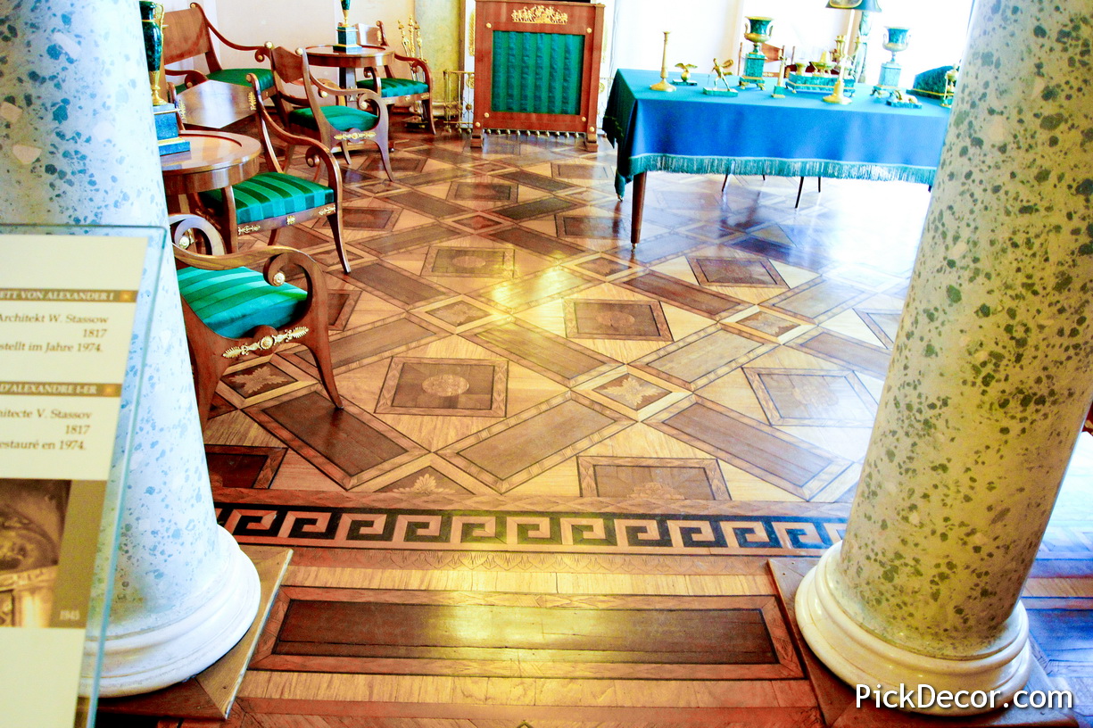 The Catherine Palace floor designs - photo 22