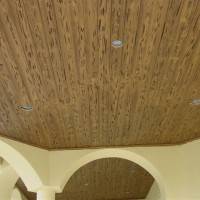Деревянный потолок — фото 123