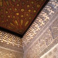 Потолок в замке Альгамбра в Гранаде (фрагмент)