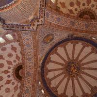 Потолок Голубой мечети в Стамбуле (фото 3)