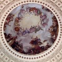 Фреска Апофеоз Вашингтона в Национальном зале штатов Капитолия, Вашингтон (фото 7)