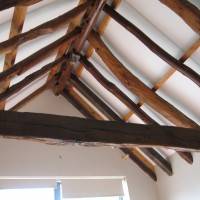 Деревянный потолок — фото 106