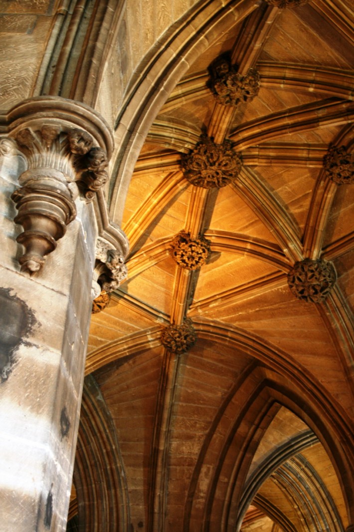 Потолок кафедрального собора Глазго