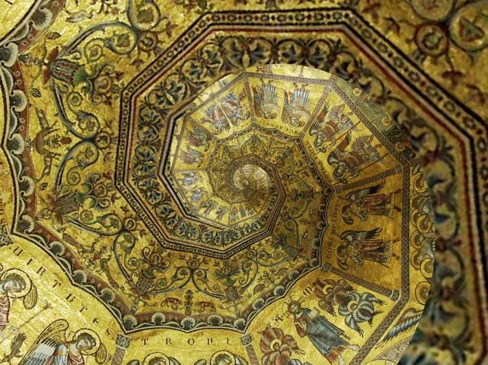 Мозаичный потолок Флорентийского Баптистерия (фото 4)