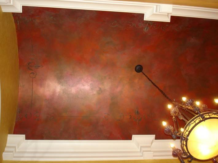 Роспись потолка — фото 371