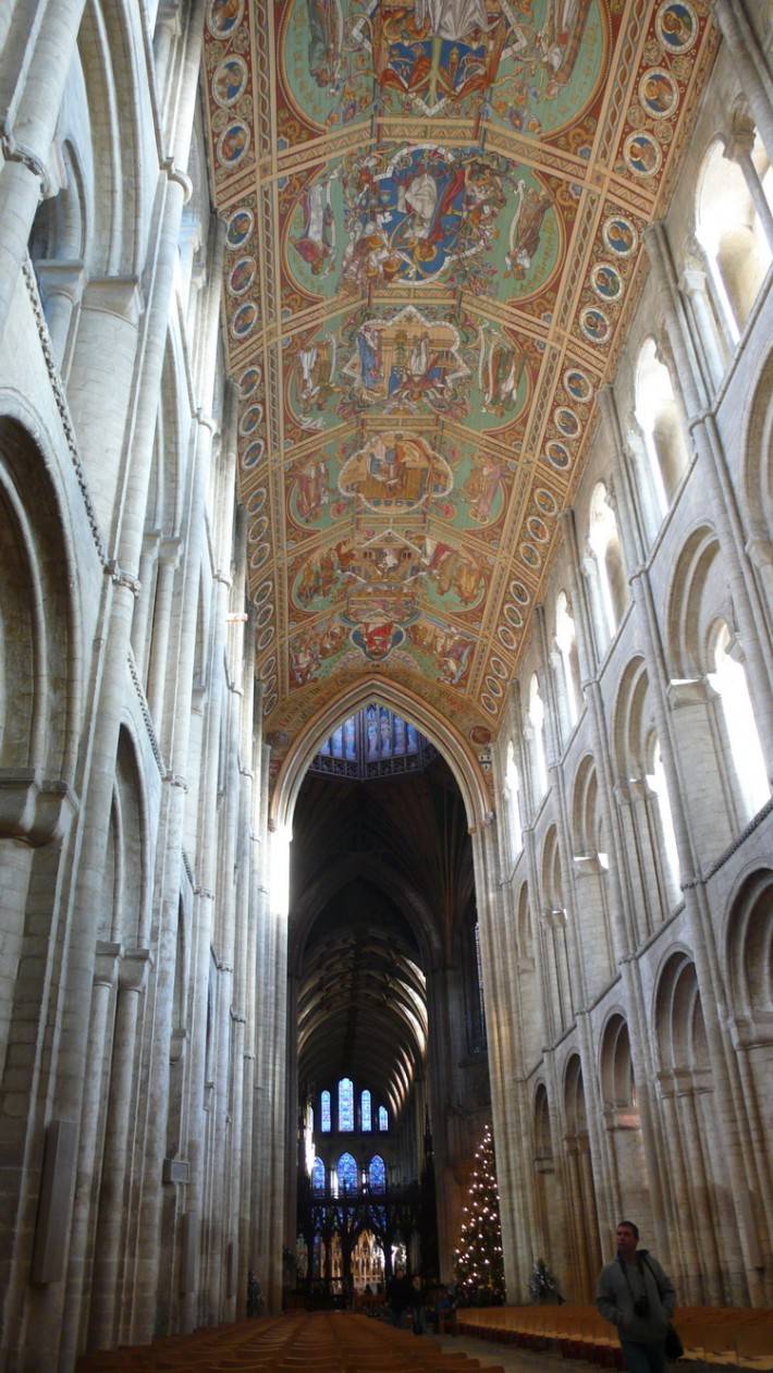Потолок кафедрального собора Или в Англии