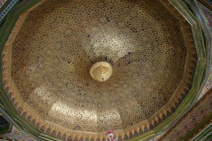 Потолок Национального музея Бардо в Тунисе