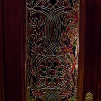 Декор витражом межкомнатной двери — фото 10
