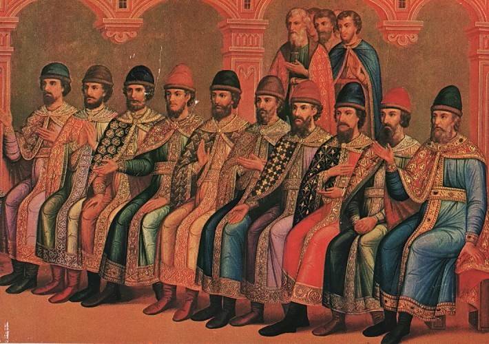 Великий князь Владимир Святославович с сыновьями