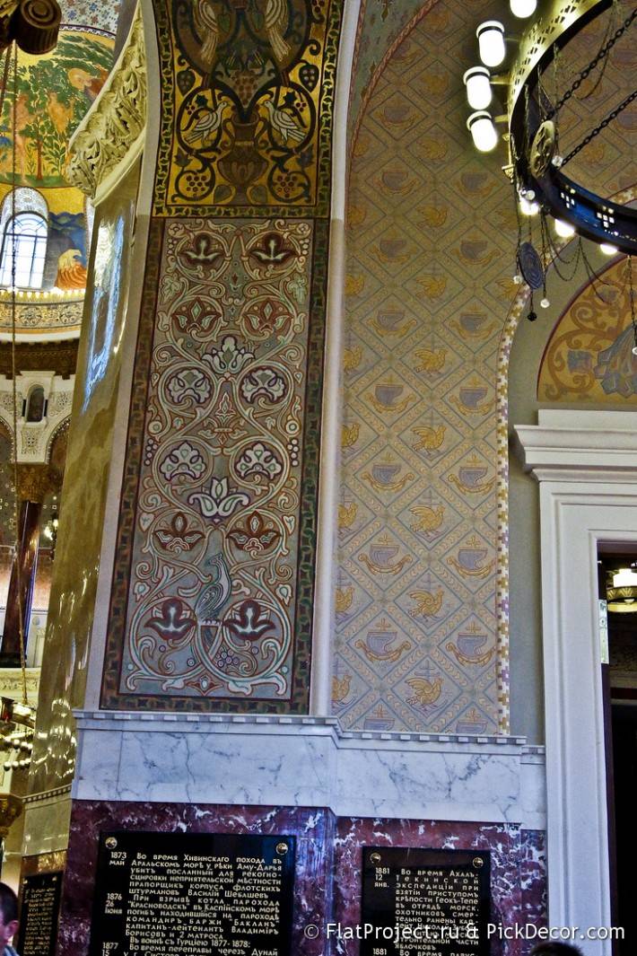 Потолки и декор Морского Никольского собора — фото 10