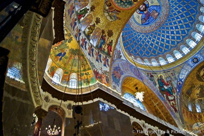 Потолки и декор Морского Никольского собора — фото 76