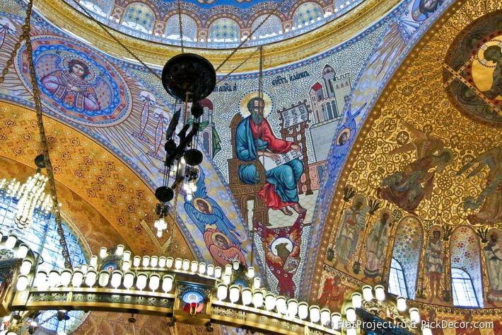 Потолки и декор Морского Никольского собора — фото 18