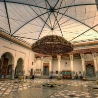 Потолок Музея Марракеш в Марокко