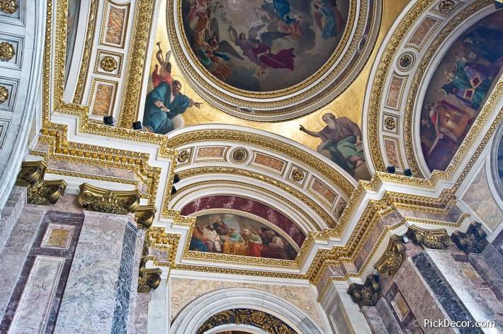 Потолки и декор Исаакиевского собора — фото 21