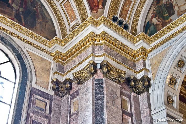 Потолки и декор Исаакиевского собора — фото 24