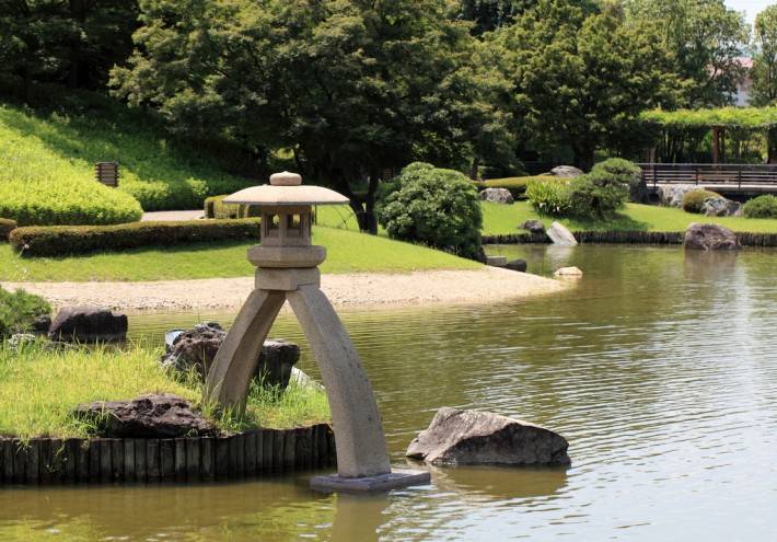 Сад в японском стиле в Кагосиме