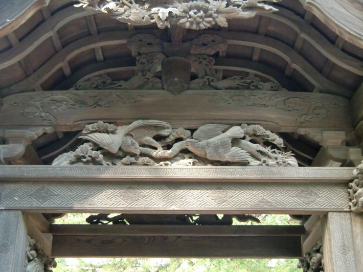 Деревянный потолок в храме Энгакудзи — фото 2