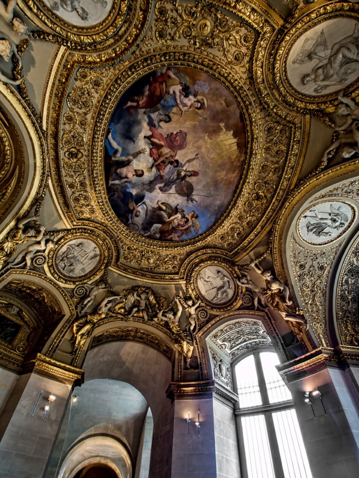 Фото росписи потолка в Лувре — фото 3