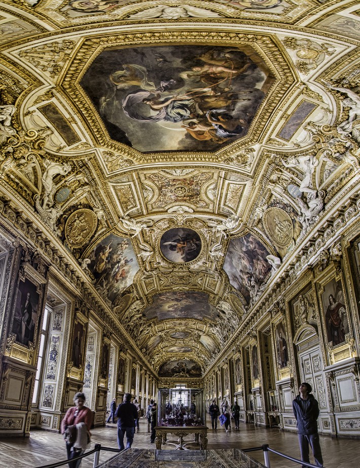 Фото росписи потолка в Лувре — фото 4