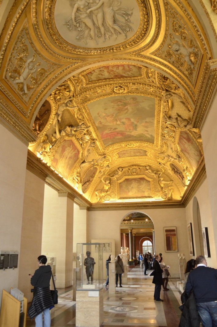 Фото росписи потолка в Лувре — фото 7
