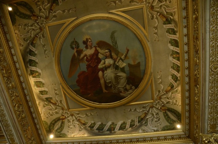 Фото росписи потолка в Лувре — фото 10