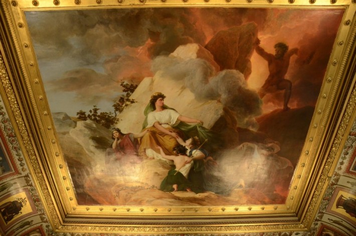 Фото росписи потолка в Лувре — фото 8