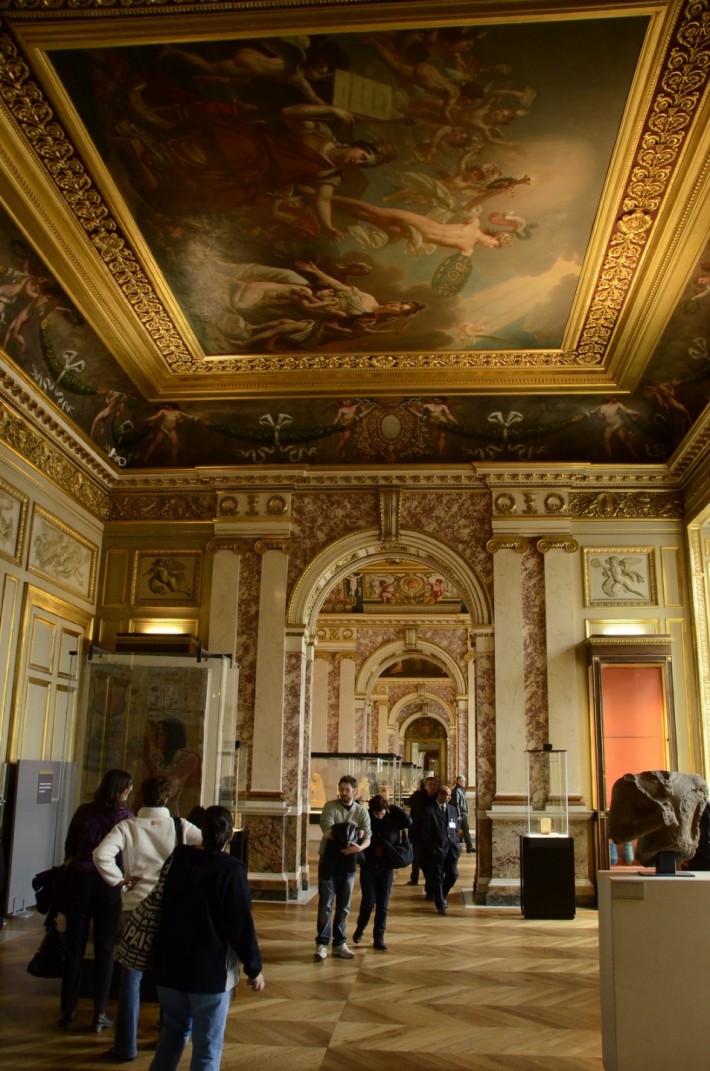 Фото росписи потолка в Лувре — фото 23