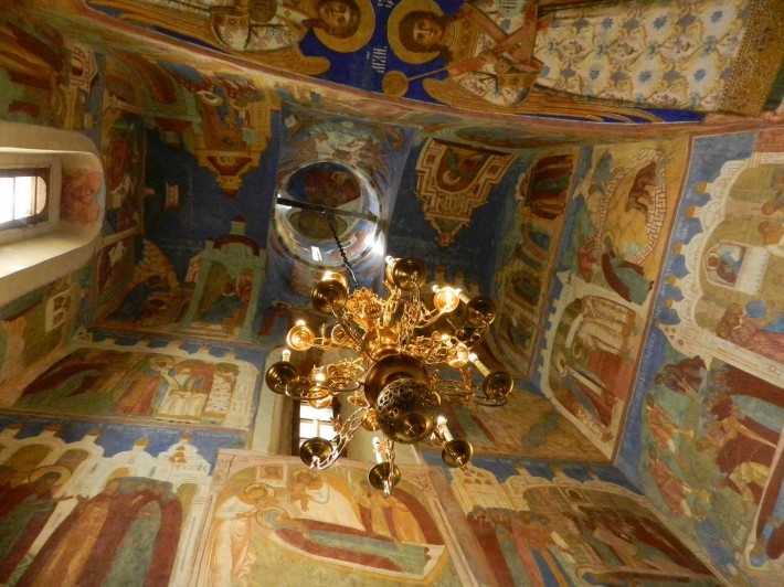 Роспись потолка в Спасо-Евфимиевом монастыре
