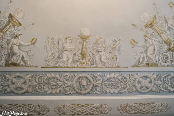 Потолки и декор в здании Главного штаба — фото 138