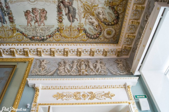 Потолки и декор в здании Главного штаба — фото 58