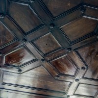 Деревянный потолок в Союза Художников — фото 1