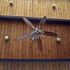 Деревянный потолок с балками — фото 2