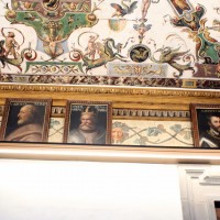Роспись потолка в галерея Уффици