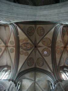 Мозаичный потолок в Солсберийском соборе