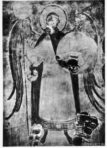 Фреска Архангел в Куполе Церкви