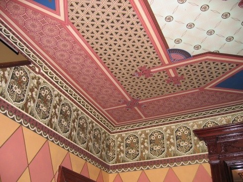 Восточная роспись потолка