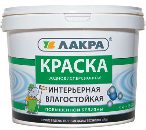 Лакра - влагостойкая латексная краска