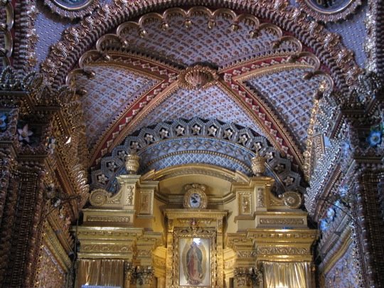 Потолок в церкви Девы Марии Гвадалупской, Морелия