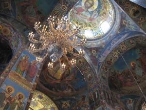 Потолок храма Спаса на Крови в Санкт-Петербурге (фото 3)