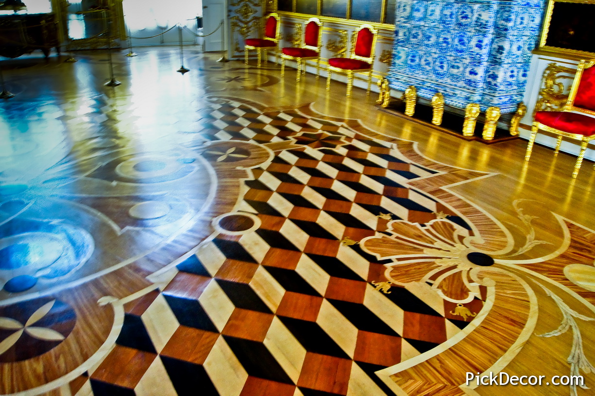 The Catherine Palace floor designs - photo 36