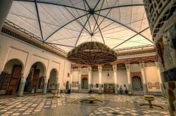 Потолок Музея Марракеш в Марокко