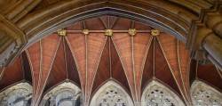 Деревянный потолок в Кафедральном соборе Рипон — фото 2