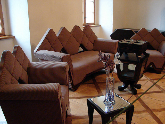 Мебель в музее книги в городе Ждяр-над-Сазавоу