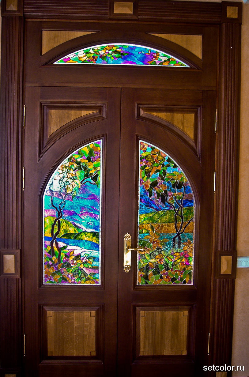 Двери Витражи Фото