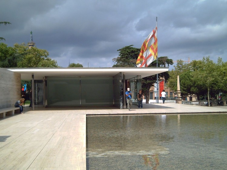 Павильон Германии в Барселоне. 