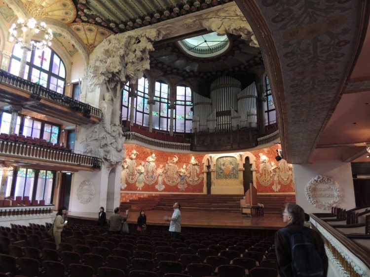 Дворец каталонской музыки - декор
