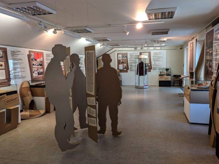 Экспозиция музея Политические истории России