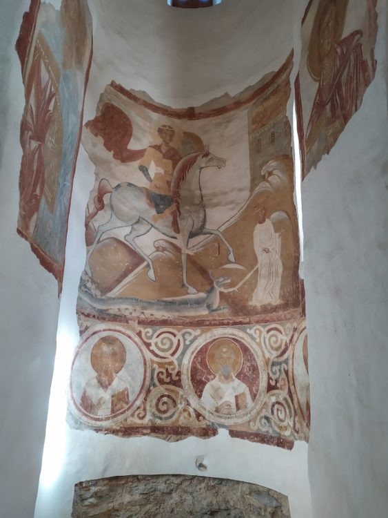 Фрески церкви Святого Георгия в Старой Ладоге