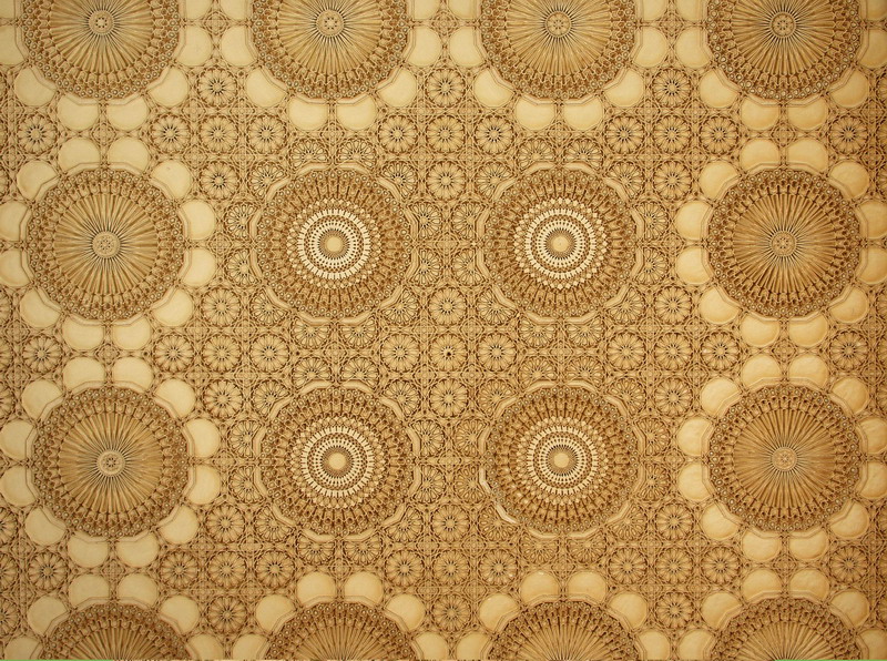 Потолок мечети Хассана II в Касабланке (фото 2)